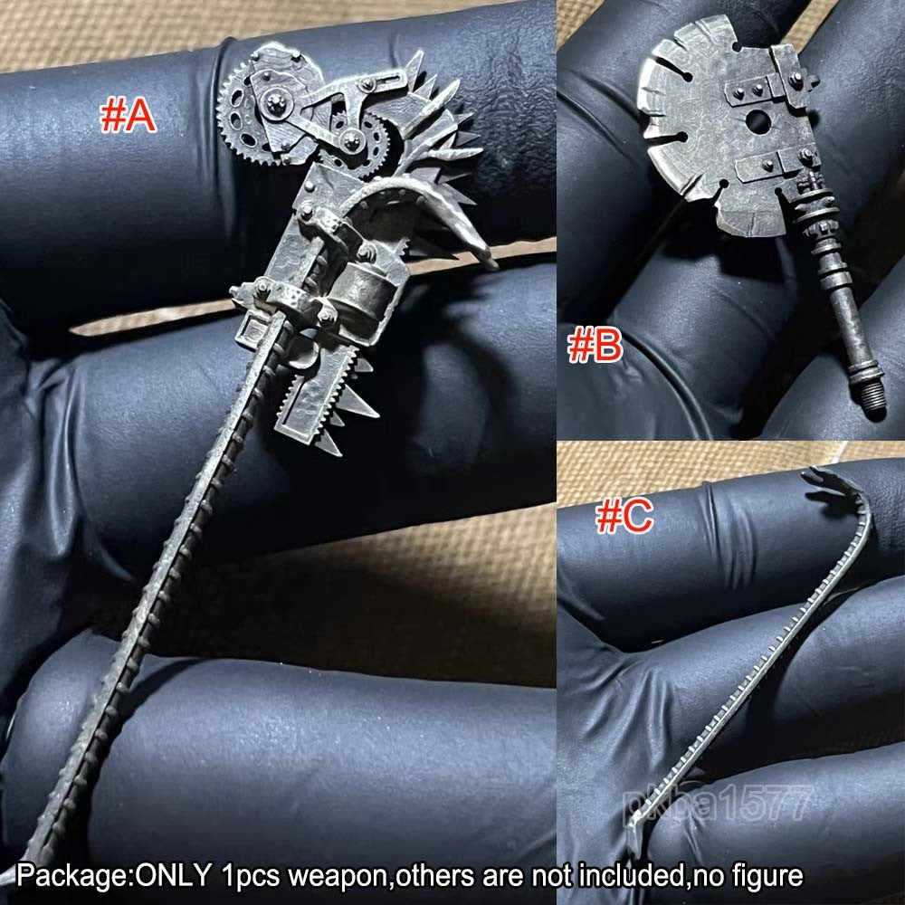 New 1/18 Metal Axe Crowbar Weapon Decor For 3.75" Action Figure Joytoy Acid Rain
