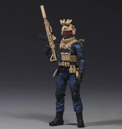 【PRE-ORDER】 Premium Painted 1/18 3.75" Male Soldier Action Figure Toy Xmas Gift