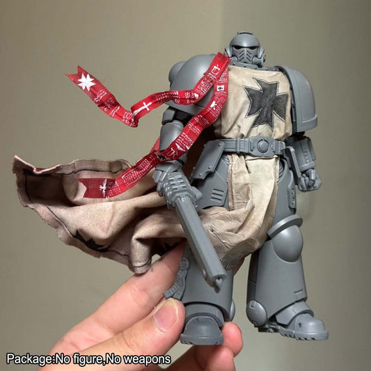 【PRE-ORDER】#D Handmade Cloak Robe Prayer Scrolls for Custom Joytoy Warhammer Templar Action figure