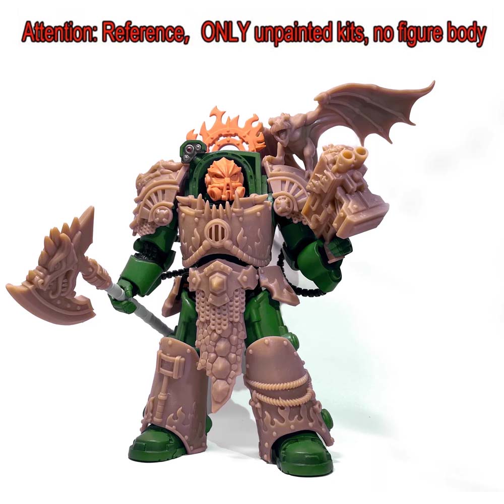 【PRE-ORDER】NEW Unpainted Parts Kits For Joytoy war hammer Salamanders terminator 10 Figure body