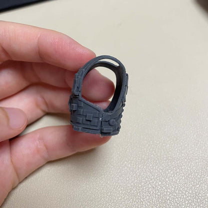 For Upgrade 3.75" Action Figure Unpainted 1/18 Body Armor Vest Model