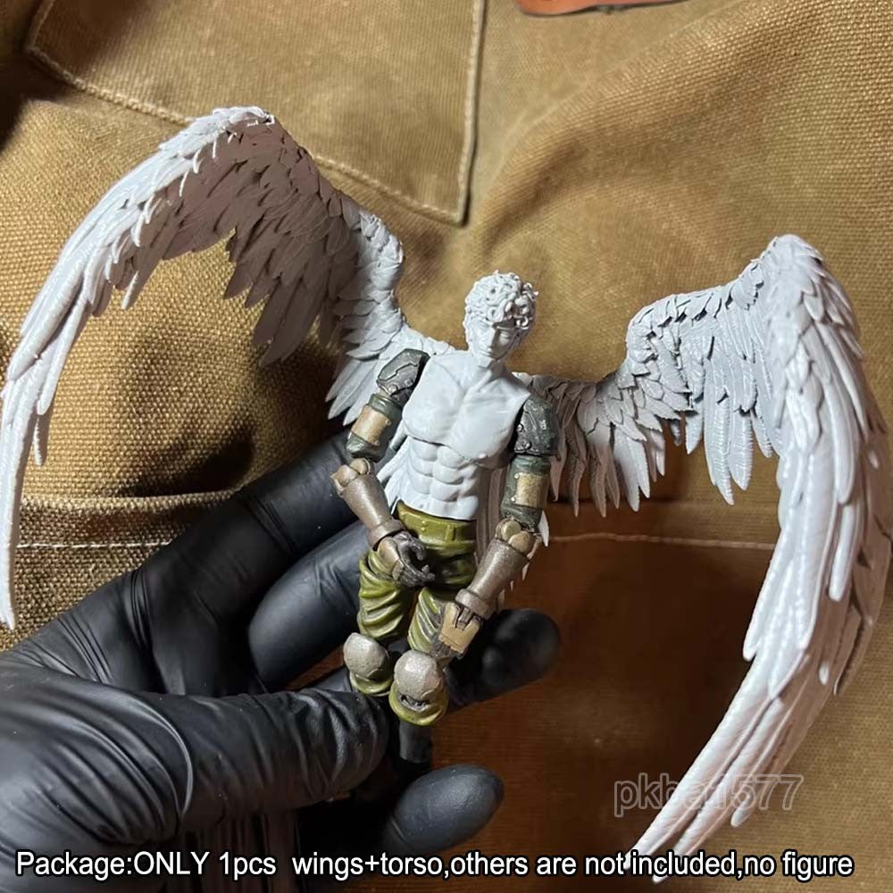 Unpainted 1/18 Wings Torso Body For 3.75" Acid Rain/ Joytoy Acion Figure