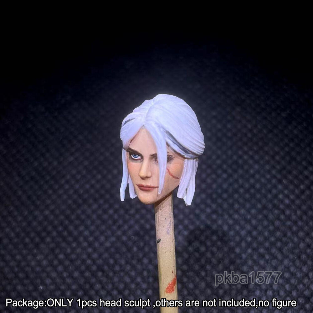 【PRE-ORDER】Premium 1/18 Cirilla Female Head Sculpt Soldier Head For 3.75" Action Figure