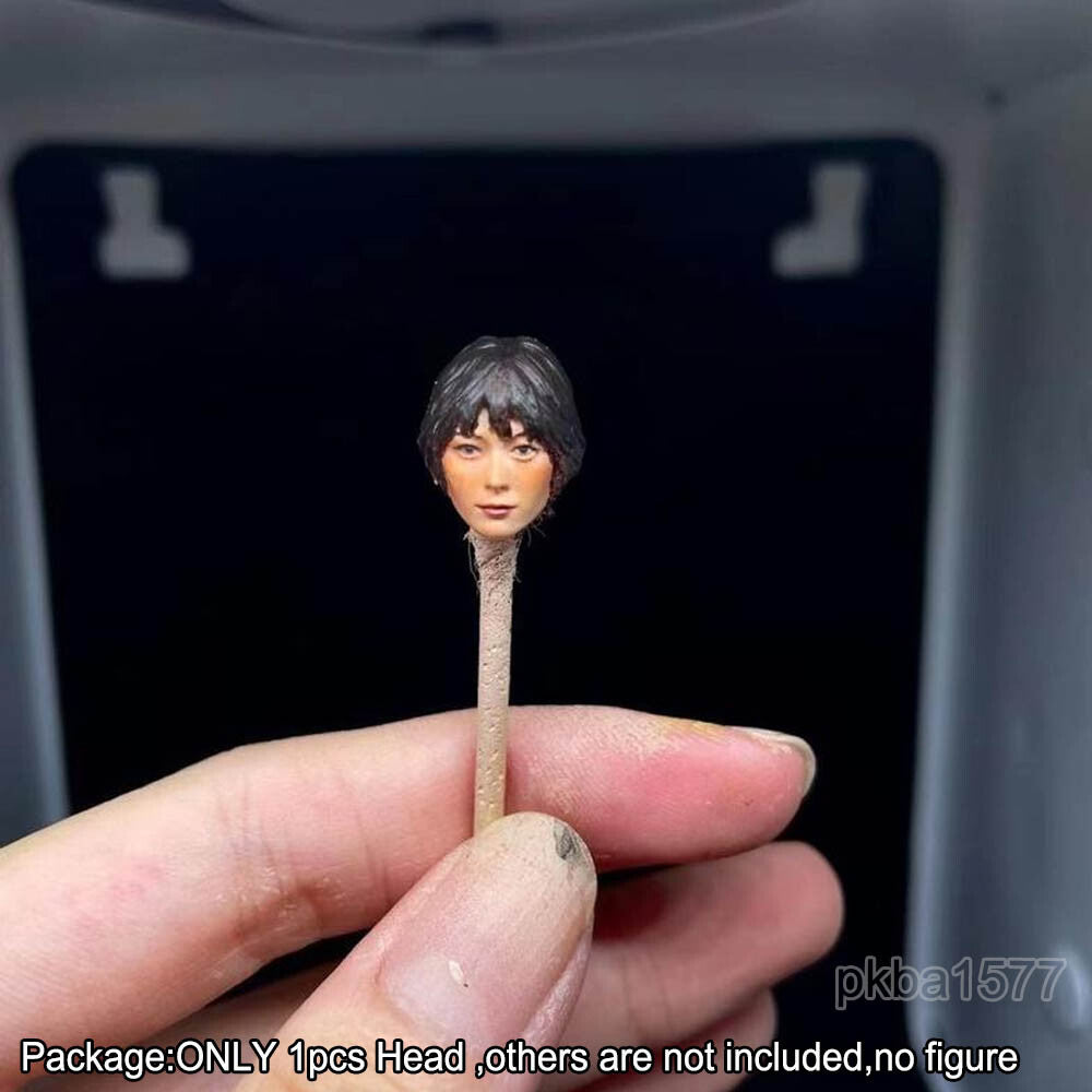 【PRE-ORDER】Premium 1/18 Short Hair Lady Female Head Sculpt Soldier Head For 3.75" Figure