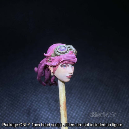 【PRE-ORDER】NEW  Premium 1/18 Female Beauty Girl Head Sculpt Soldier Head For 3.75" Figure