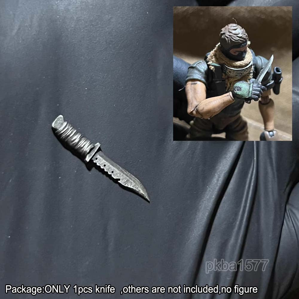 1/18 Scale Metal Knife  Weapon For DIY 3.75" Action Figure Joytoy Acid Rain