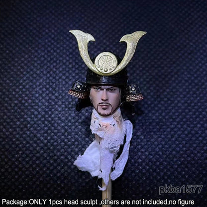 【PRE-ORDER】New Premium 1/18 Miyamoto Musashi Head Sculpt Male Soldier Head For 3.75" Figure