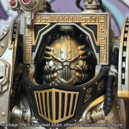 【PRE-ORDER】Premium Painted Man Head Sculpt For Joytoy iron Hand Perturabo Acion Figure