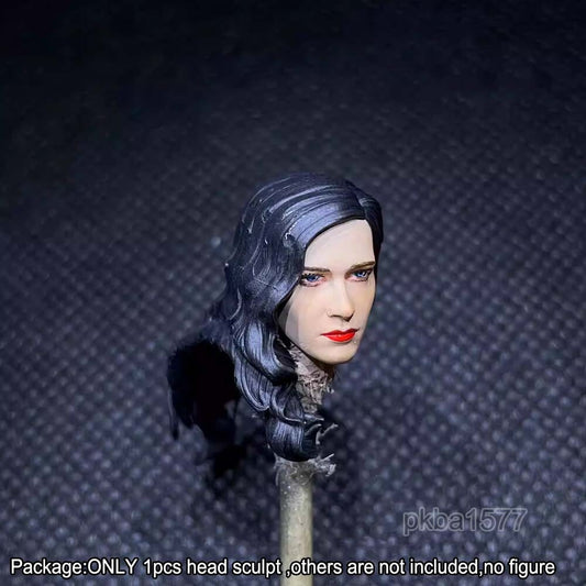 【PRE-ORDER】Premium 1/18 Eva Female Girl Head Sculpt Soldier Head For 3.75" Action Figure