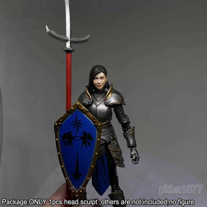 【PRE-ORDER】Premium 1/18 Angelababy Beauty Female Head Sculpt Soldier Head For 3.75" Figure