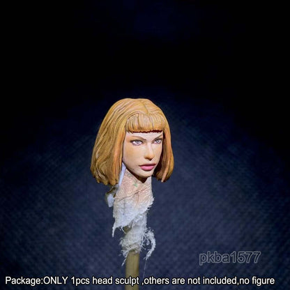 【PRE-ORDER】Premium 1/18 Short Hair Female Girl Head Sculpt Soldier Head For 3.75" Figure