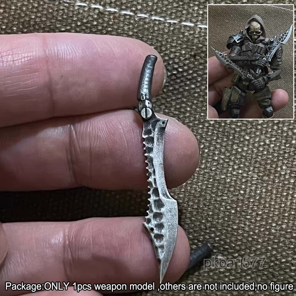 Punk 1/18 Scale Metal Dagger Model For 3.75'' Action Figures Joytoy Acid Rain