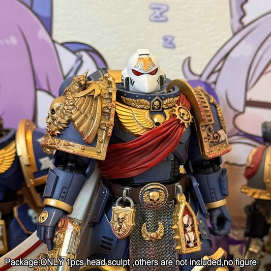 【PRE-ORDER】#B Premium Man Head Sculpt Head Model For DIY Joytoy Ultrmarines Action Figure