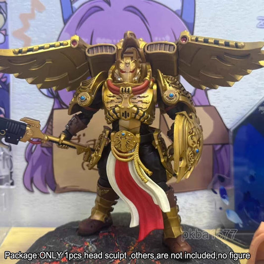 【PRE-ORDER】New Premium 1/18 Gold Head Sculpt Head Model For 3.75" Joytoy Figure Model