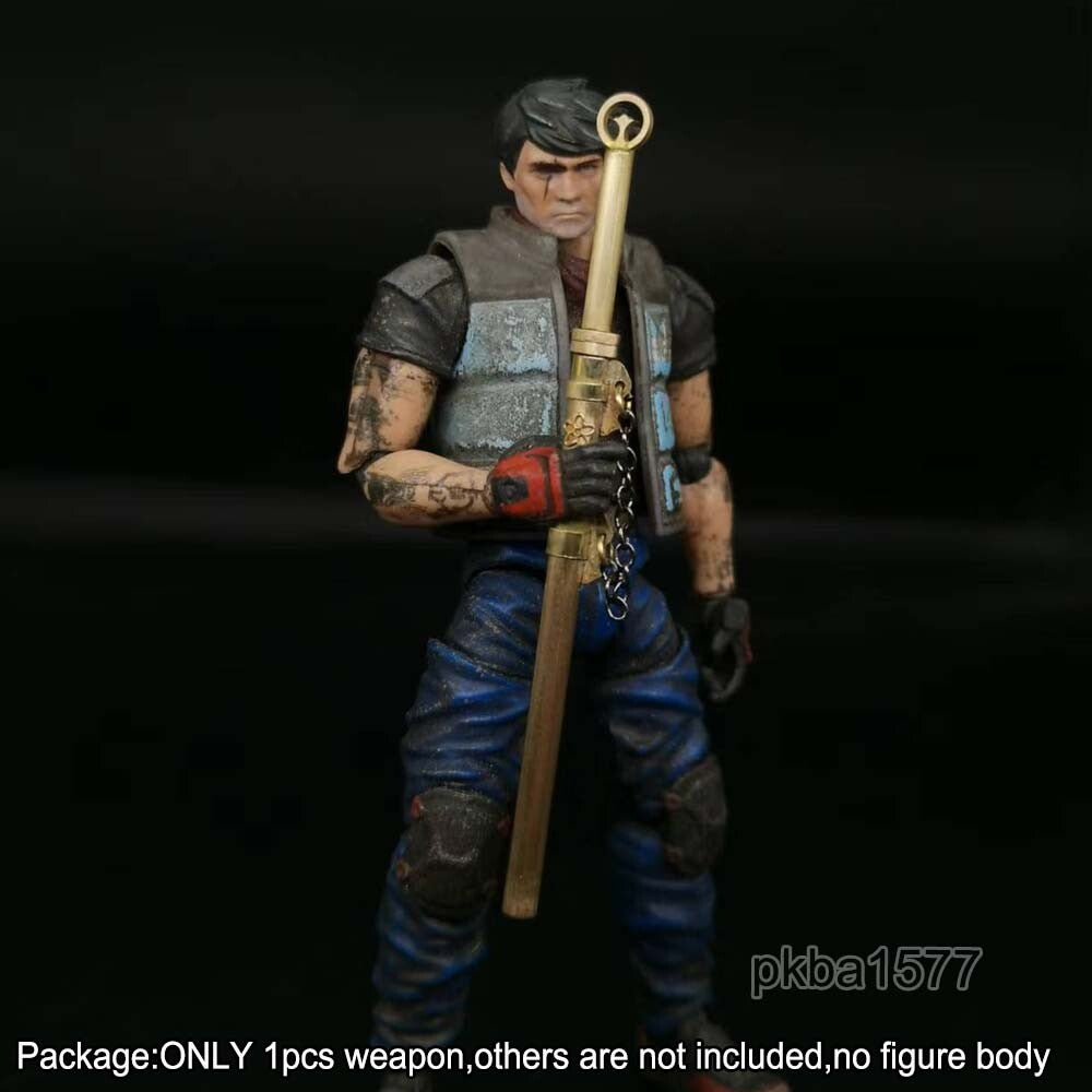 【PRE-ORDER】Handmade 1/18 Metal Sword w Sheath Weapon Model For 3.75" Acid Rain BFS Figure