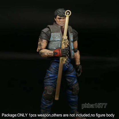 【PRE-ORDER】Handmade 1/18 Metal Sword w Sheath Weapon Model For 3.75" Acid Rain BFS Figure