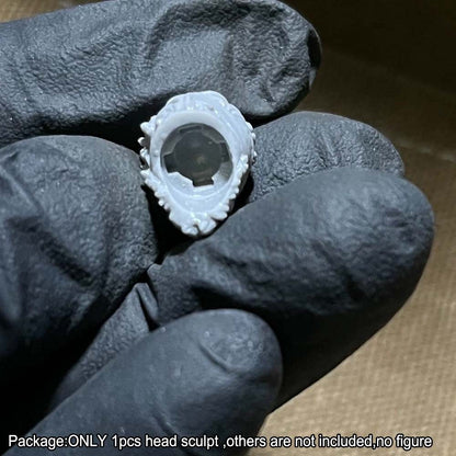 Unpainted 1/18 One Eye Man Head Sculpt Model For 3.75'' Acid Rain Joytoy Figure