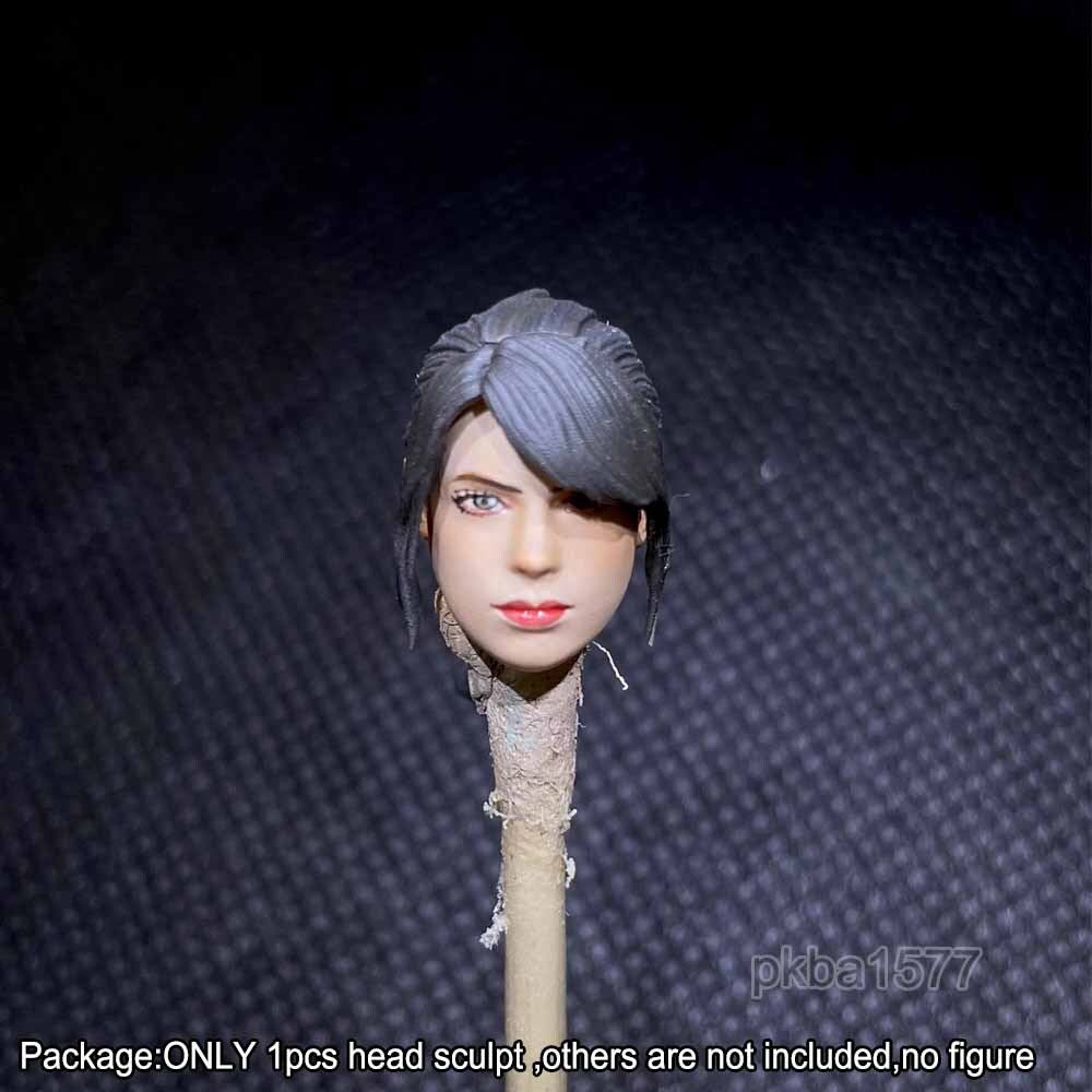 【PRE-ORDER】Premium 1/18 Quiet Girl Female Head Sculpt Soldier Head For 3.75" Action Figure