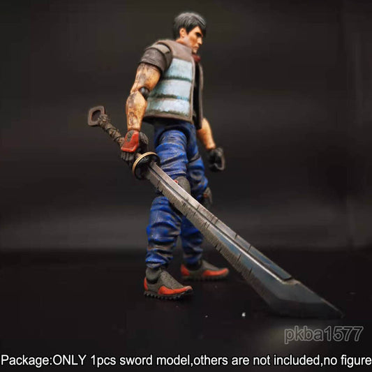 【PRE-ORDER】Handmade 1/18 Metal Big Sword Model Upgrade Weapon For 3.75'' Figure Accessory