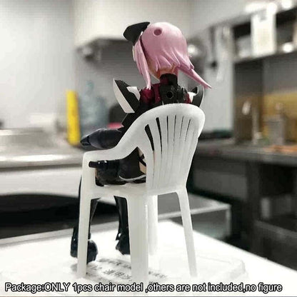 【PRE-ORDER】White 1/12 scale Devil Cry Vergil Chair Model For 6" Action Figure