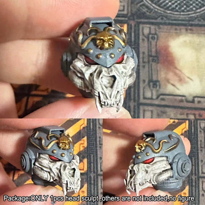 【PRE-ORDER】Premium Painted Male Head Sculpt Model For Joytoy Space Wolves Action Figure