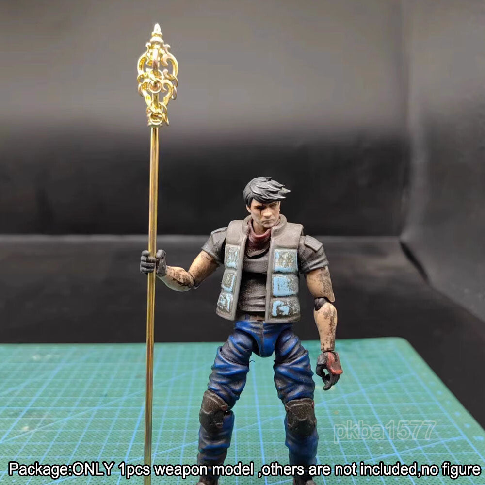 【PRE-ORDER】Handmade 1/18 Metal Sword Weapon Stick Model For 3.75" Action Figure Accessory
