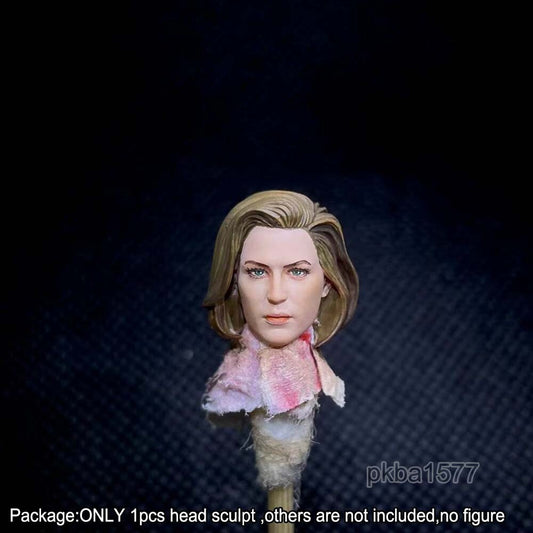 【PRE-ORDER】Premium 1/18 X-Files Dayna Female Girl Head Sculpt Soldier Head For 3.75" Figure