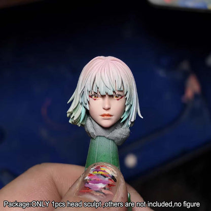 【PRE-ORDER】Premium 1/12 Beauty Female Head Sculpt Head Model For DIY 6" Romankey Figure