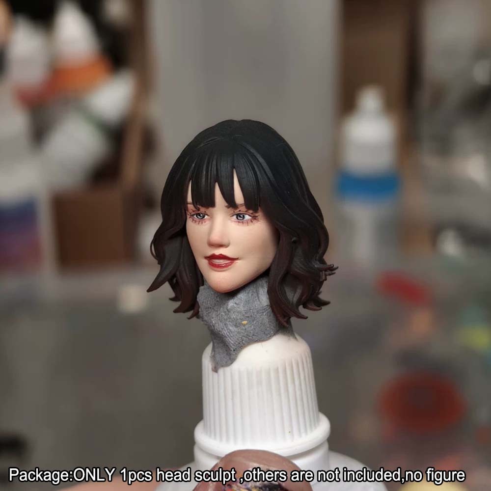 【PRE-ORDER】Premium Painted 1/10 Female Head Sculpt For DIY 6" Fury Toy Figure Body