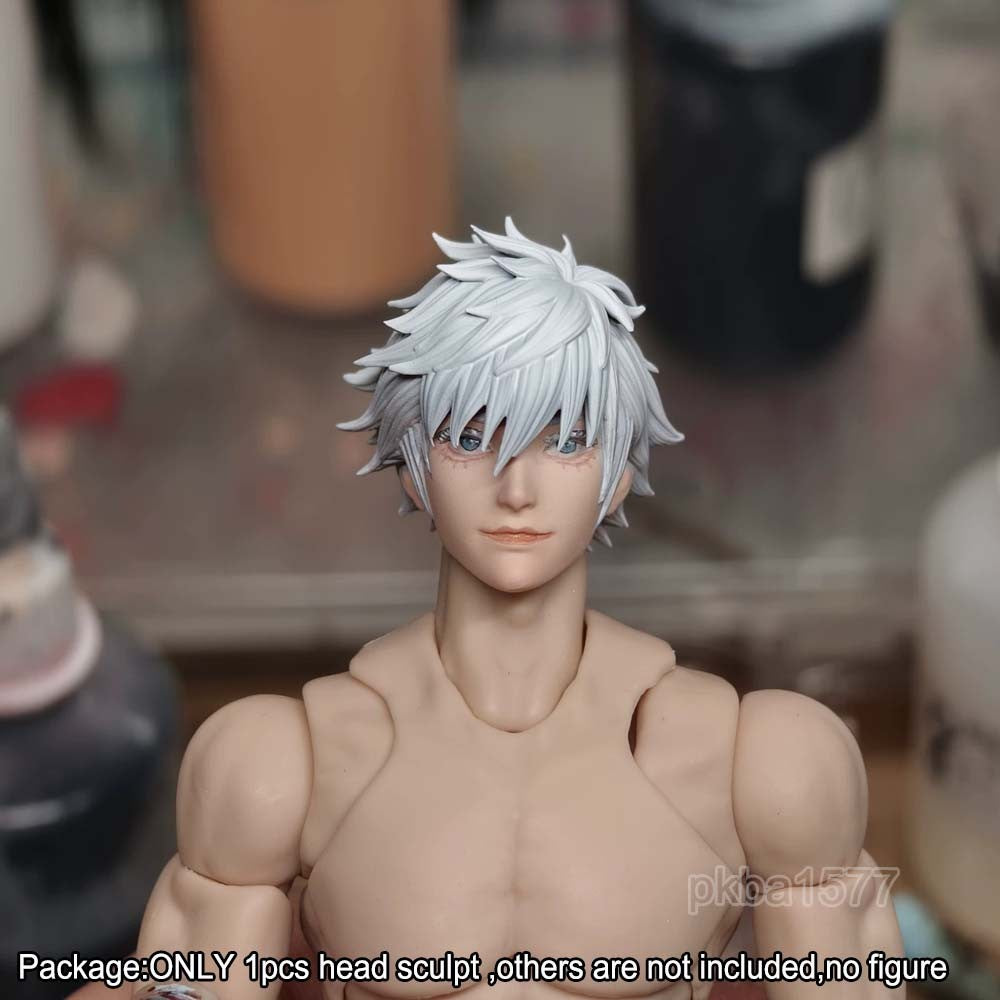 【PRE-ORDER】Premium 1/12 Gojo Man Head Sculpt Head Model For DIY 6" Romankey Pale Figure
