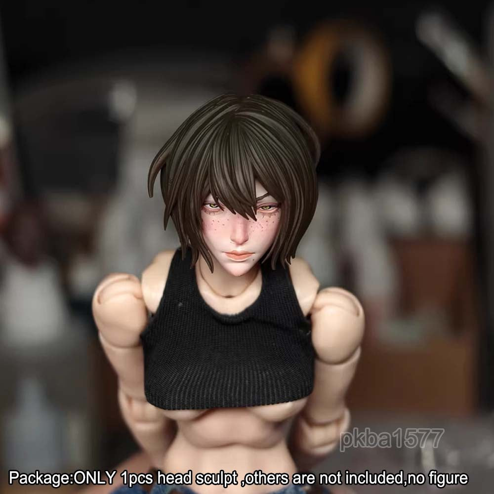【PRE-ORDER】Premium 1/12 Beauty Lady Female Head Sculpt Model For 6" Romankey Crazy Figure