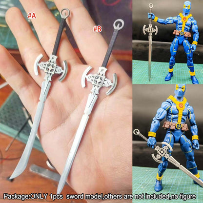 【PRE-ORDER】Handmade 1/12 Metal Sword Weapon Model For 7" Action Figure romankey notaman