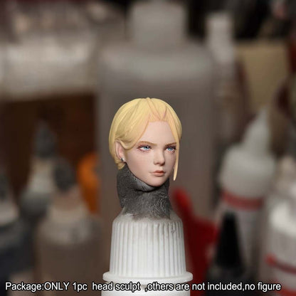 【PRE-ORDER】Premium 1/12 Beauty Girl Head Sculpt Model For 6" Romankey Crazy Action Figure