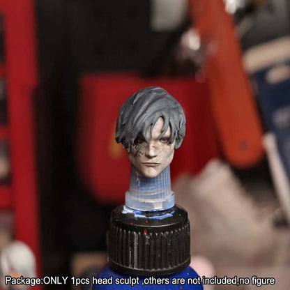 【PRE-ORDER】Premium 1/12 Pattinson Man Head Sculpt Model For  DIY 6" Romankey Figure