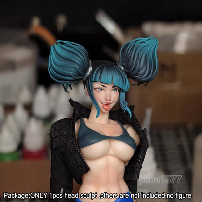 【PRE-ORDER】Premium 1/12 Beauty Girl Head Sculpt Head Model For 6" Romankey Crazy Figure