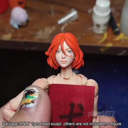 【PRE-ORDER】Premium Painted 1/12 Female Lady Head Sculpt For 6" romankey crazy Figure Body