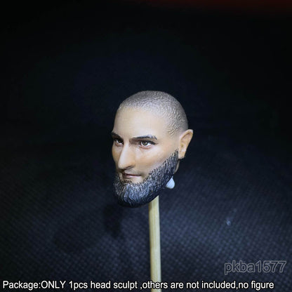 【PRE-ORDER】Premium 1/10 Wrestle Man Head Sculpt Soldier Head For DIY 7" Action Figure