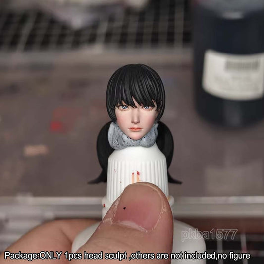 【PRE-ORDER】Premium 1/12 Mitaka Asa Female Head Sculpt Head Model For DIY 6" Romankey Figure
