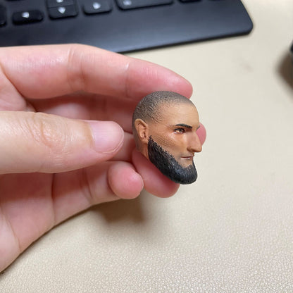 【PRE-ORDER】Premium 1/10 Wrestle Man Head Sculpt Soldier Head For DIY 7" Action Figure