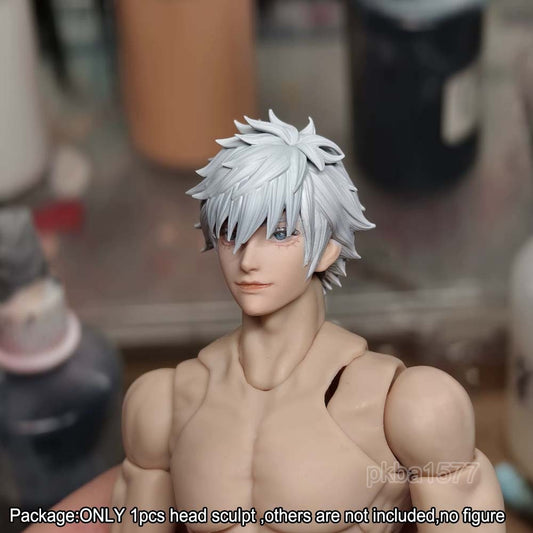 【PRE-ORDER】Premium 1/12 Gojo Man Head Sculpt Head Model For DIY 6" Romankey Pale Figure
