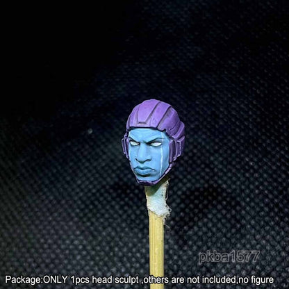 【PRE-ORDER】Premium 1/18 Blue Man Kang Head Sculpt Male Soldier Head For 3.75" Joytoy Figure