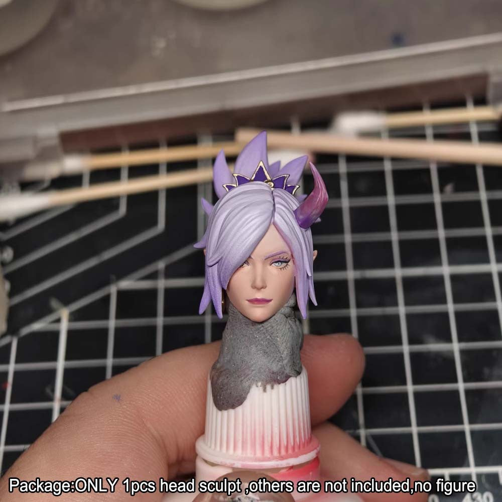 【PRE-ORDER】Premium 1/12 Beauty Lady Female Head Sculpt Head Model For 6" Romankey Figure