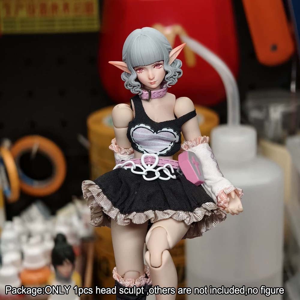 【PRE-ORDER】Premium 1/12 Beauty Elf Girl Head Sculpt Head Model For 6" Romankey Crazy Figure