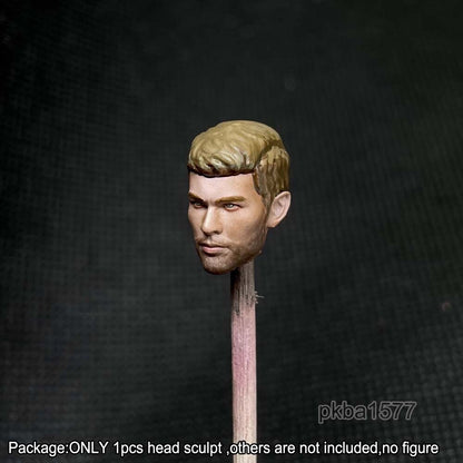 【PRE-ORDER】Premium 1/18 Deep Man Head Sculpt Male Head Model For 3.75" Action Figure