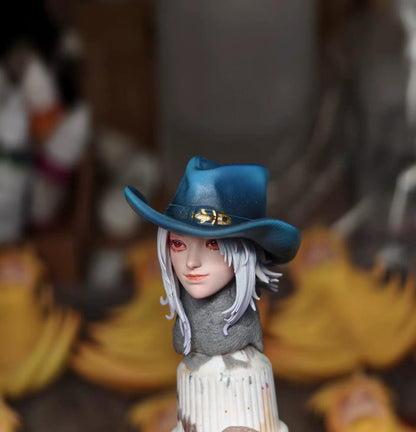 【PRE-ORDER】Premium Painted 1/12 Hat Beauty Head Sculpt For 6" romankey crazy Figure Body