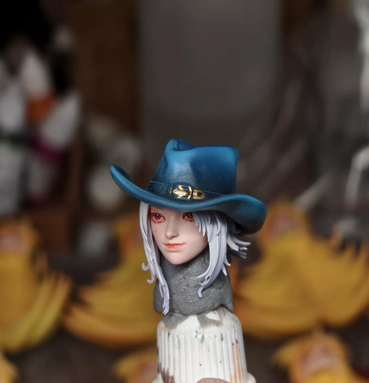 【PRE-ORDER】Premium Painted 1/12 Hat Beauty Head Sculpt For 6" romankey crazy Figure Body