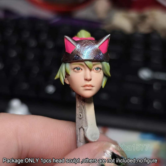 【PRE-ORDER】Premium Painted 1/12 Female Head Sculpt Model For 6" romankey sentinel Figure