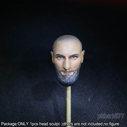 【PRE-ORDER】Premium 1/10 Wrestle Man Head Sculpt Soldier Head For DIY 7" Action Figure
