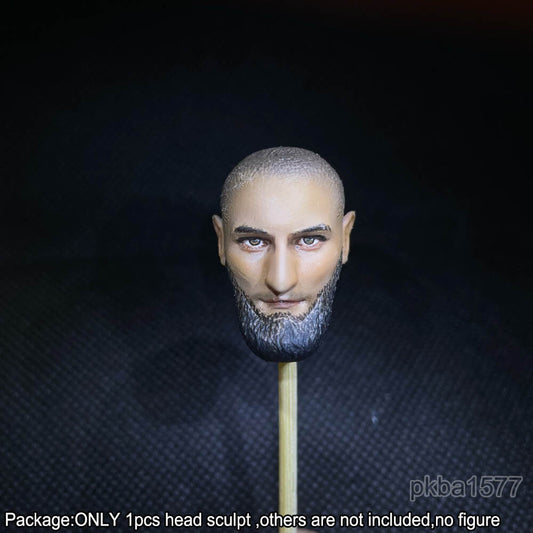 【PRE-ORDER】Premium 1/10 Wrestle Man Head Sculpt Soldier Head For DIY 7" Action Figure