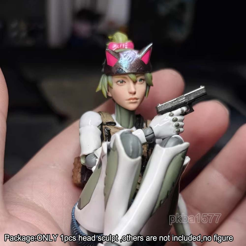 【PRE-ORDER】Premium Painted 1/12 Female Head Sculpt Model For 6" romankey sentinel Figure